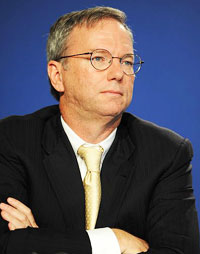 Google Executive Chairman Eric Schmidt