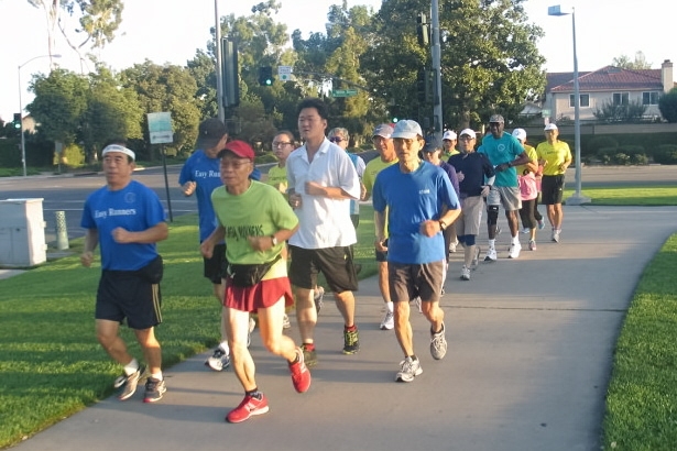 Members of Easy Runners Club have trained hard for this weekend's Long Beach marathon.