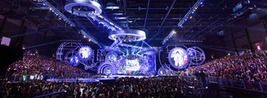 The 2013 Mnet Asian Music Awards (MAMA) takes place at the Asia-World Expo Arena in Hong Kong on Friday night. / Korea Times