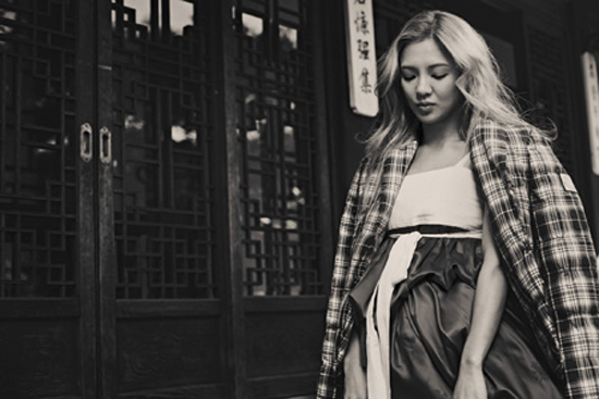 Hyoyeon as she appears in L’uomo Vogue