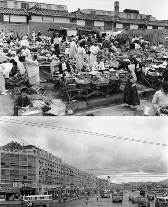 Dongdaemun/Pyeonghwa Market during the 1960s 