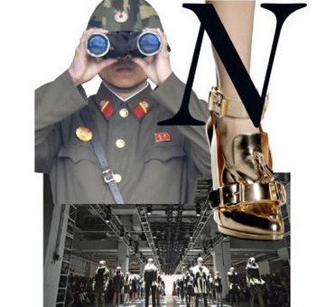 Screen shot of Elle.com's 
 "North Korea Chic" page.