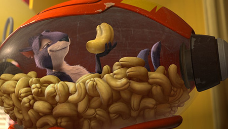 This is a scene from “The Nut Job,” which will be released in North America on Jan. 17 and in Korea on Jan. 29. (Courtesy of Red Rover)
