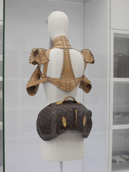 A mannequin showing a Louis Vuitton creation