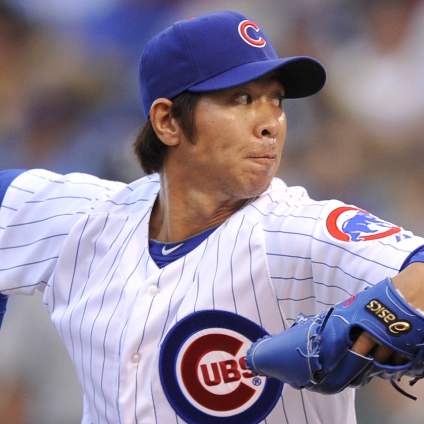 Chicago Cubs relief pitcher Chang-Yong Lim delivers a pitch during the seventh inning of a baseball game against the Milwaukee Brewers in Chicago, Saturday, Sept. 7, 2013. (AP Photo/Paul Beaty)