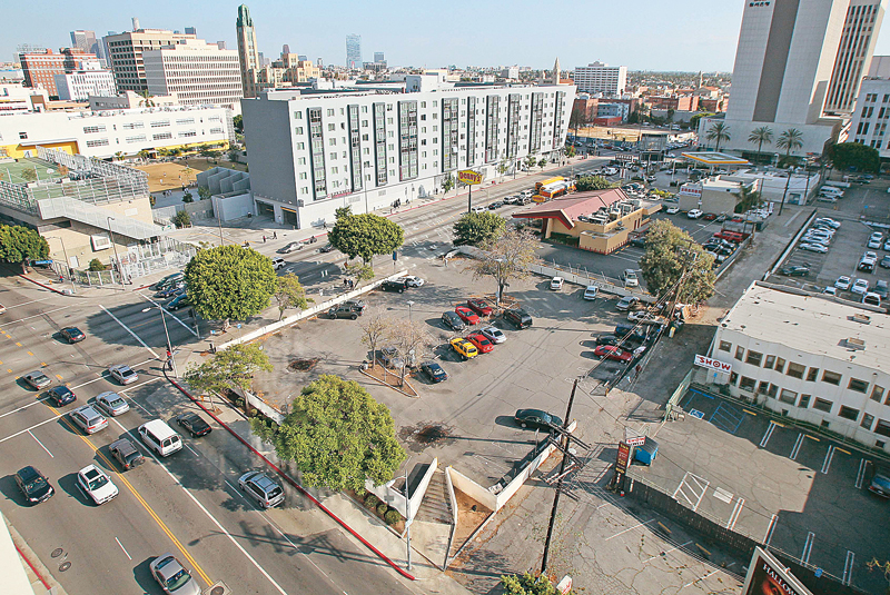 The Korean American national Museum will be built on the southwest corner of Vermont and the Sixth Avenues. (Park Sang-hyuk)