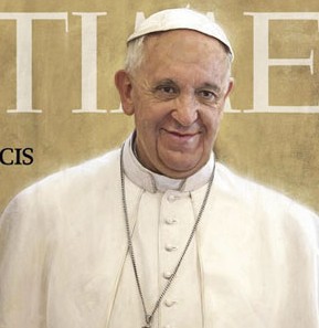 Pope Francis named Time magazine’s Person of the Year 2013.
(Courtesy of The Huffington Post)