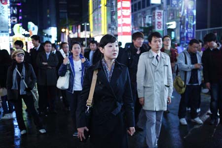 This scene from "The Bourne Legacy" was filmed at subway stations in the Gangnam area, southern Seoul. (Korea Times file)