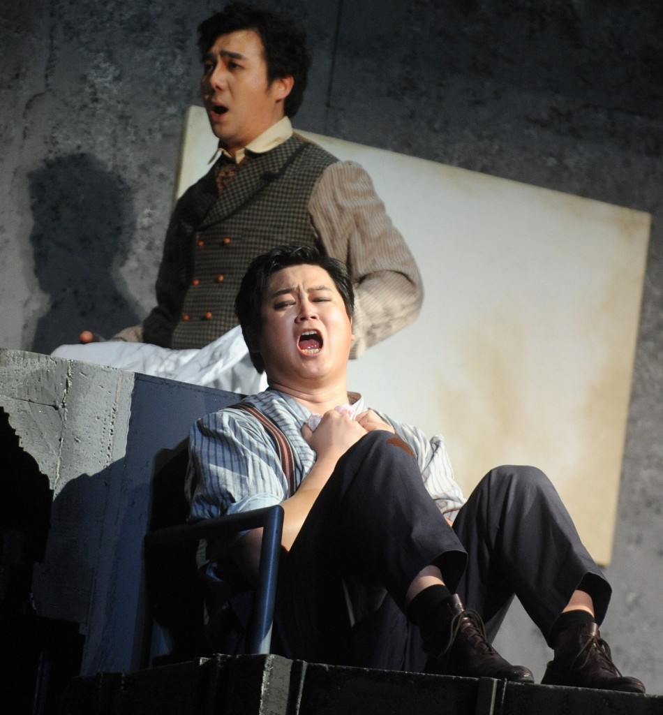 Kang Yosep performs during La Boheme. (Newsis)