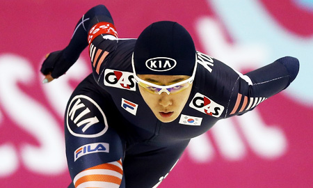 Speed skater Lee Sang-hwa