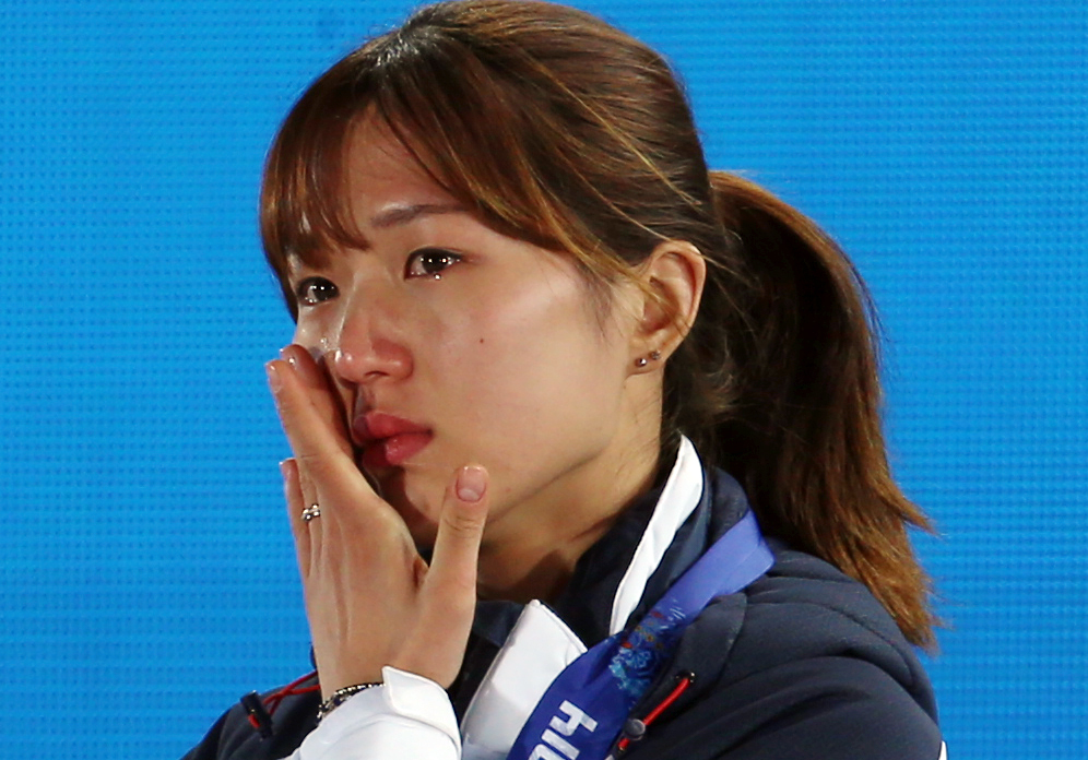 Sad days are over for Park Seung-hi. (Yonhap)