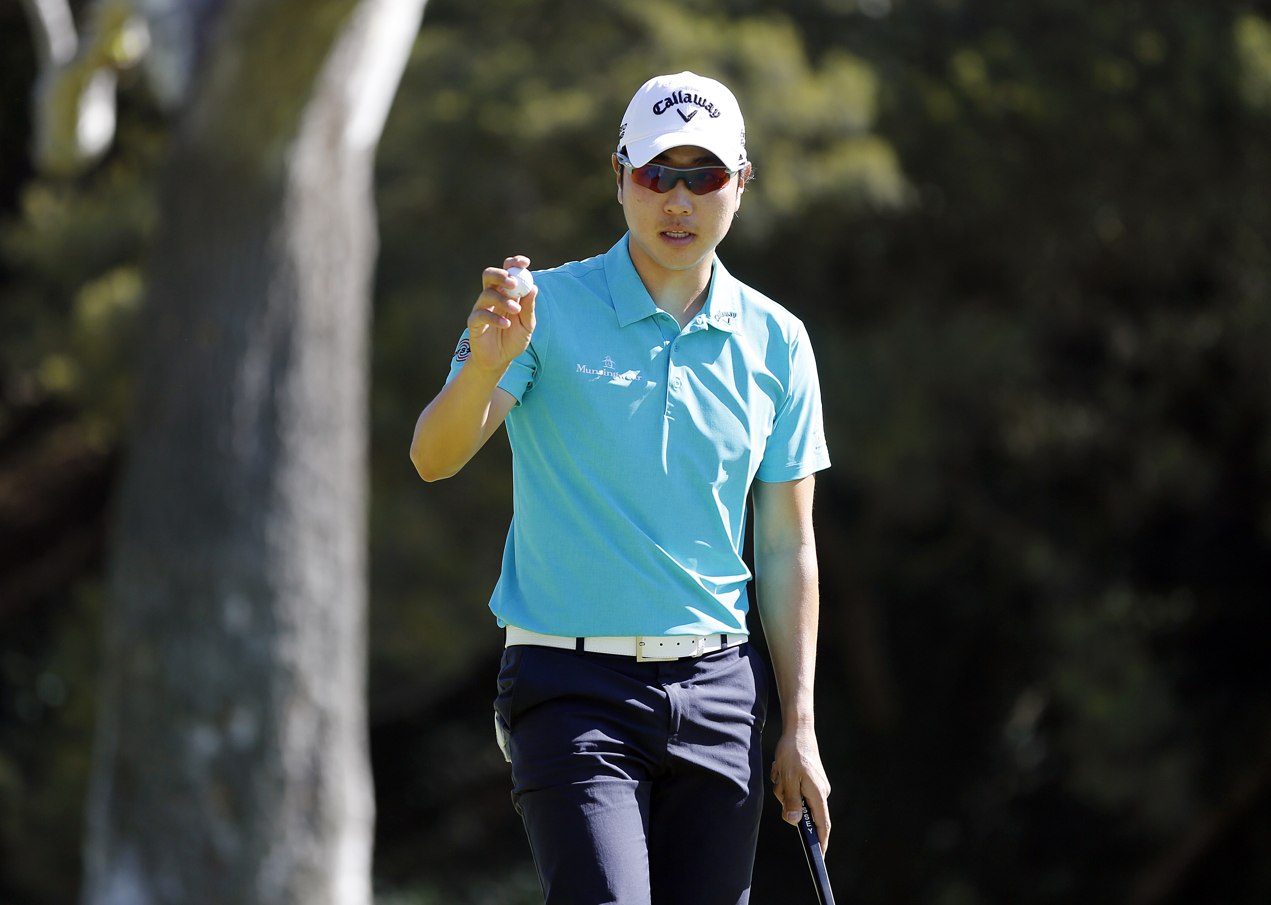 Bae Sang-moon entered Sunday with a comfortable lead to win his second event on the PGA Tour (AP Photo/Reed Saxon)