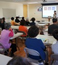 The orientation, which was the first step in a program designed to help families obtain foster home licenses, awarded certificates of completion to those in attendance.