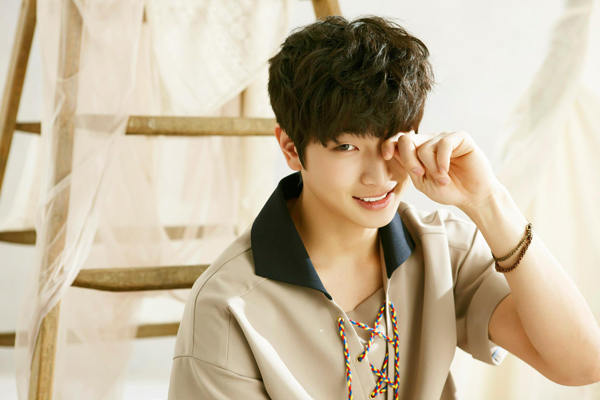 Jinwoon for "One Spring Day." - JYP Entertainment
