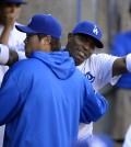 Yasiel Puig seems to get along with Ryu Hyun-jin just fine.
