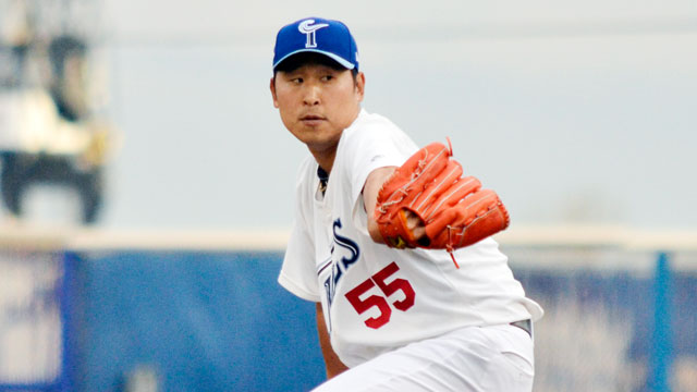 With zero earned runs allowed in five innings Wednesday, Suk-min Yoon has posted a 2.40 ERA over his last three outings. (Christopher McCain/Norfolk Tides)