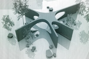 Yoon's design of the "Collier Memorial."