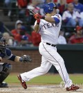 Choo Shin-soo hit his first home run as a Texas Ranger against his former team on Thursday. (AP)