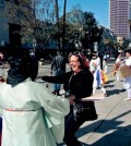 The Korean Cultural Center L.A., which is located along Wilshire Blvd. did its best to spread Korean culture to CicLAvia participants.