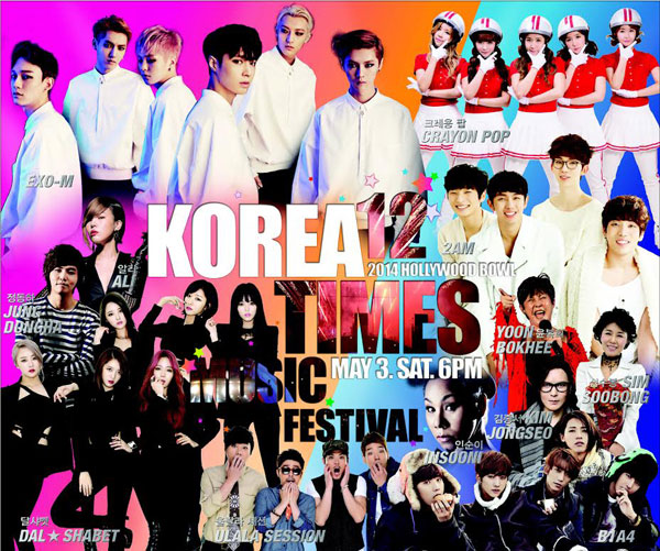 The annual Korean Music Festival will be held at the Hollywood Bowl on May 3.