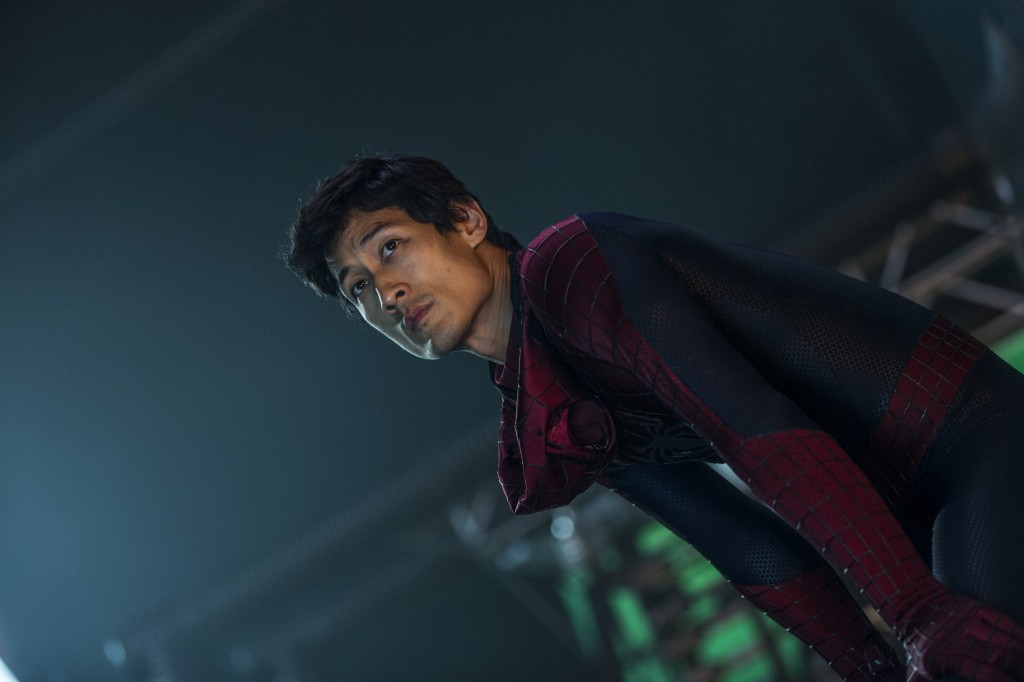 Ilram Choi on the set of Columbia Pictures' "The Amazing Spider-Man 2," starring Andrew Garfield and Emma Stone. (Courtesy of Sony Pictures) 