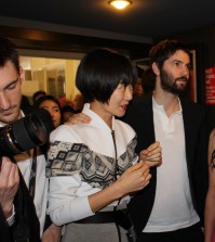 Bae Doona and Jim Sturgess attend Cannes in 2014. (Yonhap)