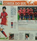 The South Korean national soccer team was introduced in one Brazilian newspaper recently as well organized squad with dangerous counter-attack capabilities. (Yonhap)