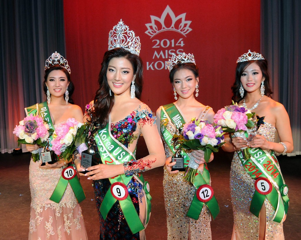 Winners of 2014 Miss Korea (Korea Times)