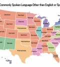 The Korean language is third in Georgia and Virginia. (Courtesy of Slate)