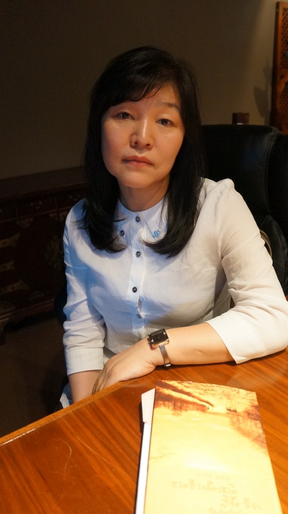 Author Shin Kyung-sook.