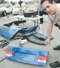 Stolen cars often turn up in bits and pieces. (Korea Times file)
