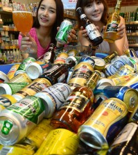 Imported beers are getting increasingly popular in Korea. (Newsis)