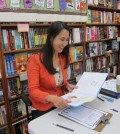 Salina Yoon at a book signing event at Children's Book World, in Los Angeles, on June 28th, 2014. (Courtesy of Salina Yoon)
