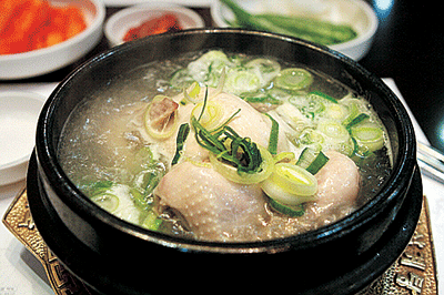 Sam-gye-tang (Ginseng chicken soup)