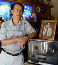 Lee Ki-yoon says a photo of his daughter and a tape recorder are his treasures. (Kim Young-jae/The Korea Times)