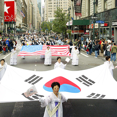 The annual Korean Parade in New York.