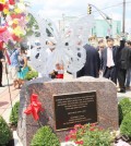 A memorial is erected in Union City, New Jersey, for women forced into sexual slavery by the military of Imperial Japan during World War II. (Yonhap)