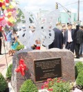 A memorial is erected in Union City, New Jersey, for women forced into sexual slavery by the military of Imperial Japan during World War II. (Yonhap)