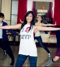 Aimee Lee Lucas during an MVP dance class. (Courtesy of Aimee Lee Lucas)