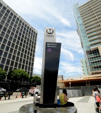 Wilshire-Western Metro station in Koreatown, where the memorial will stand.