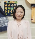 Kim Su-jin teaches Korean language classes at Queens Library's McGoldrick branch.
