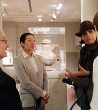 Sol Jung is the coordinator of the Korean ceramics exhibit inside Princeton University Art Museum.