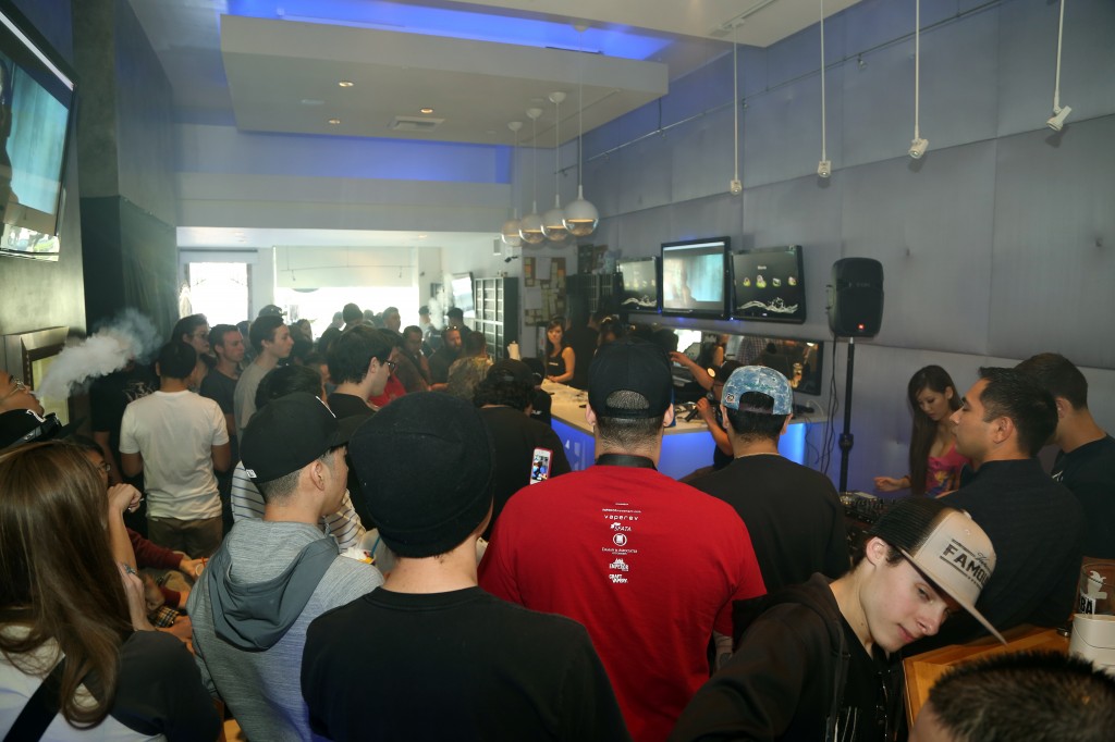 An event held at their Wilshire Blvd. location (The Vape Source)