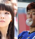 Minah and Son ended their short relationship due to distance. (Korea Times file)