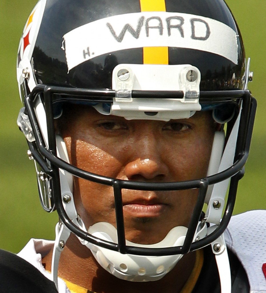 Hines Ward says, "I look at my name 'WARD' and I see the meaning 'Will Always Rise Above Difficulty.'" 