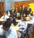 Democracy Prep students attend a Korean class.  (Courtesy of Korean Education Center NY)