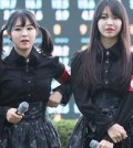 K-pop girl group Pritz is under fire for outfits that resembled Nazi uniforms. (Courtesy of Twitter)