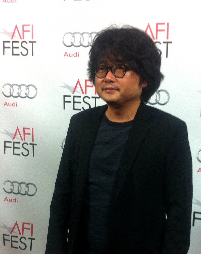 "Haemoo" Director Shim Sung-bo attends the red carpet screening of the film at TCL Chinese Theatre Nov. 9, 2014. (The Korea Times)