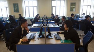 North Korean students work at computer terminals inside a computer lab at Kim Il Sung University in Pyongyang, North Korea during a tour by Executive Chairman of Google, Eric Schmidt. North Korea is literally off the charts regarding Internet freedoms. There essentially aren’t any. But the country is increasingly online. Though it deliberately and meticulously keeps its people isolated and in the dark about the outside world, it knows it must enter the information age to survive in the global economy.(AP Photo/David Guttenfelder, File)