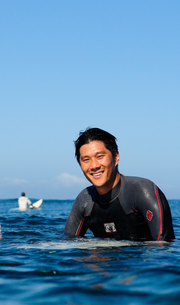 Dr. Suh has graduated from video games to surfing and he has no problems with that. (Courtesy of Dr. Jeffrey Suh)